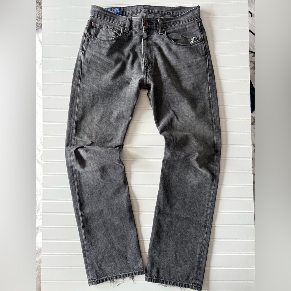Pendleton Distressed Jeans - Washed Black - Size 34x34